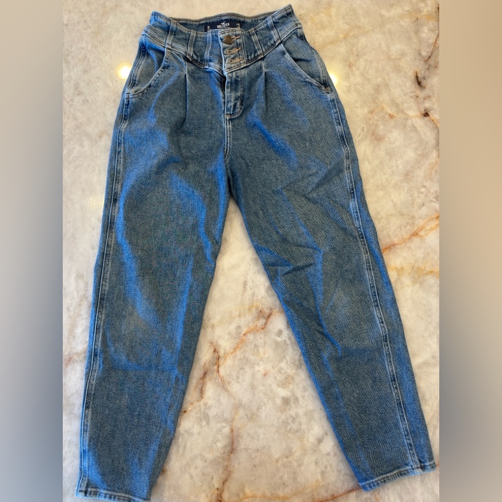 Hollister Women's High Rise Light Blue Jeans